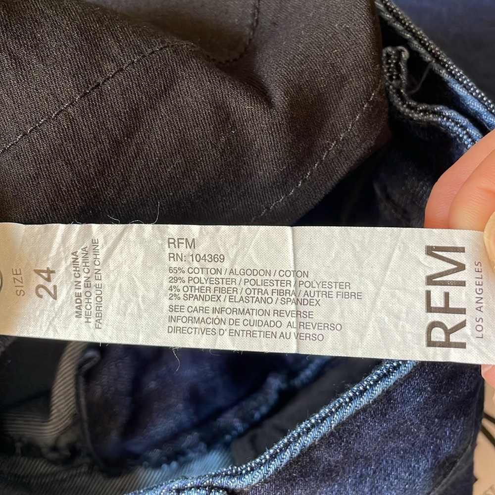 RFM Los Angeles High Rise Bootcut Jeans. 24. NWT. - Picture 5 of 10